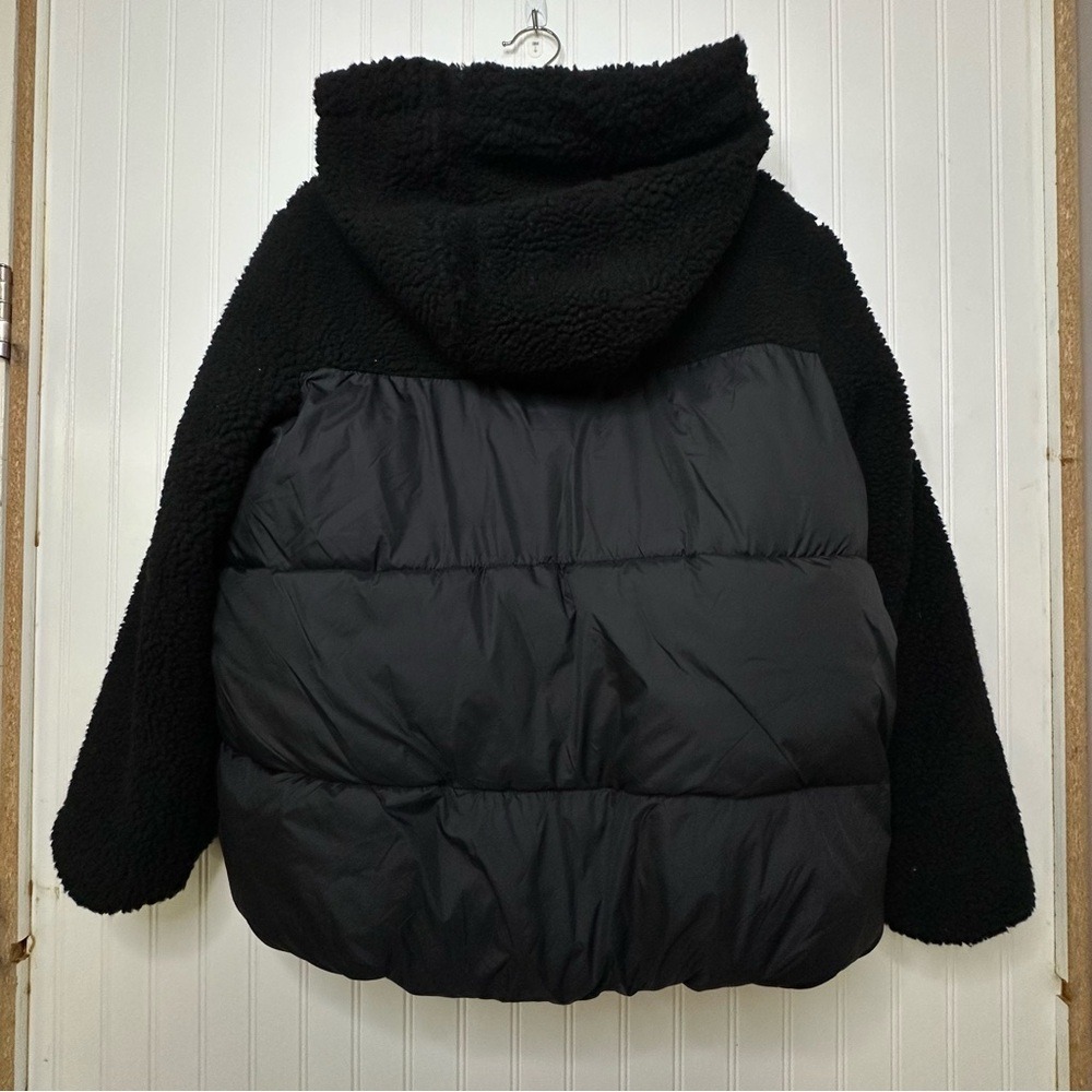 Canadá Weathergear Women's Puffy with Sherpa Hooded Jacket Size Large - Picture 5 of 9